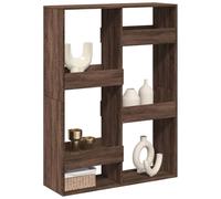 vidaXL Separador de ambientes madera marrón roble 100x33x135 cm