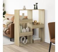 vidaXL Separador de ambientes madera roble Sonoma 100x33x115 cm