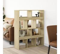 vidaXL Separador de ambientes madera roble Sonoma 100x33x125,5 cm