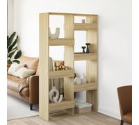 vidaXL Separador de ambientes madera roble Sonoma 100x33x175 cm