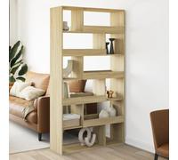 vidaXL Separador de ambientes madera roble Sonoma 100x33x187,5 cm
