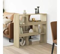 vidaXL Separador de ambientes madera roble Sonoma 100x33x94,5 cm