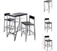 vidaXL - Set de barra para desayunos - Conjuntos de comedor