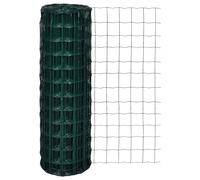 vidaXL Set de euro valla acero verde 10x1,2 m