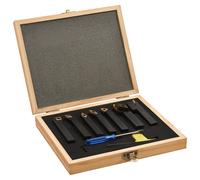 vidaXL Set de Herramientas de Torneado Indexable 12 Piezas Torno Dimensiones 8x8 mm (70 mm), 12x12 mm (80 mm), 16x16 mm (100 mm)