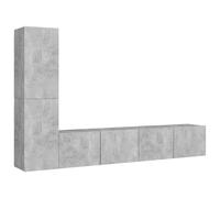 vidaXL Set de muebles de salón TV 4 piezas madera de ingeniería 80x30x30 cm, Mueble de Salon, Mueble TV, Mueble TV salon, Mesa de TV, Mueble tele