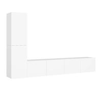 vidaXL Set de muebles de salón TV 4 piezas madera de ingeniería 80x30x30 cm, Mueble de Salon, Mueble TV, Mueble TV salon, Mesa de TV, Mueble tele