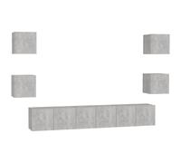 vidaXL Set de muebles de salón TV 7 piezas madera de ingeniería 60x30x30 cm, Mueble de Salon, Mueble TV, Mueble TV salon, Mesa de TV, Mueble tele