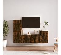 Vidaxl Set de Muebles de TV 4 Piezas Madera Contrachapada