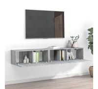 vidaXL Set de muebles para TV 2 pzas madera contrachapada gris Sonoma