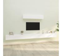 vidaXL Set de muebles para TV 6 piezas madera contrachapada blanco