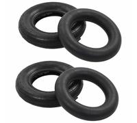vidaXL Set de ruedas y cámaras de aire de carretilla caucho 3.50-8 4PR