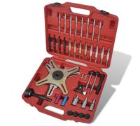 vidaXL Set herramientas para alineación embrague autoajustable 38 piezas
