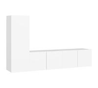 vidaXL Set muebles de salón TV 3 piezas madera ingeniería 60x30x30 cm, Mueble de Salon, Mueble TV, Mueble TV salon, Mesa de TV, Mueble tele