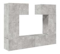 vidaXL Set de muebles de salón TV 6 piezas madera de ingeniería 30.5x30x60 cm, Mueble de Salon, Mueble TV, Mueble TV salon, Mesa de TV, Mueble tele