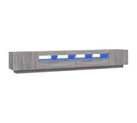vidaXL Mueble para TV 260x35x40 cm con luces LED