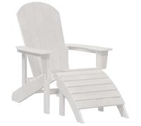 vidaXL Silla Adirondack 82 x 74 x 92 cm HDPE, Asiento moderno para jardín