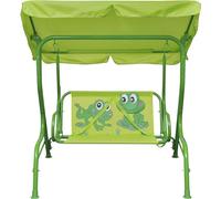 vidaXL Silla colgante estilo Hollywood para niños, color verde
