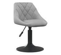 vidaXL Silla de comedor de terciopelo verde claro