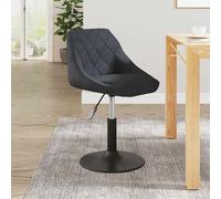 vidaXL Silla de comedor de terciopelo gris oscuro