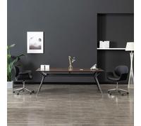 vidaXL Silla de comedor giratoria cuero sintético en color Blanco/Gris claro/Taupé y más | cómodas modernas ergonómicas para comedor cocina salón hogar