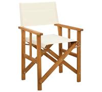 vidaXL Silla de Director Madera Maciza de Acacia
