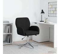 vidaXL Silla de escritorio giratoria 54 x 58 x 90 cm – Negro, tela