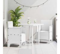 vidaXL Silla de Jardín con cojín 2 pcs 53 x 49 x 85 cm Polipropileno