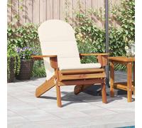 vidaXL Silla de jardín Adirondack con cojines madera maciza acacia