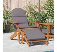 vidaXL Silla de jardín Adirondack con reposapiés madera maciza acacia