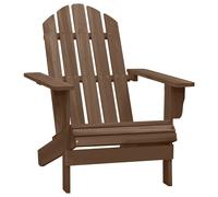 vidaXL Silla de jardín Adirondack madera maciza de abeto en color Natural/Azul/Rosa y más | cómodas modernas ergonómicas para comedor cocina salón hogar
