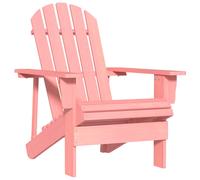vidaXL Silla de jardín Adirondack madera maciza de abeto en color Natural/Azul/Rosa y más | cómodas modernas ergonómicas para comedor cocina salón hogar