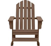vidaXL: Silla de jardín de madera, color marrón