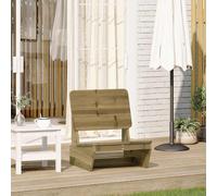 vidaXL Silla de jardín madera de pino impregnada 60x64x70,5 cm
