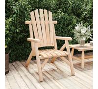 vidaXL Silla de jardín madera maciza de abeto 68x86x103
