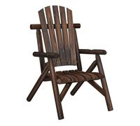 vidaXL Silla de jardín madera maciza de abeto 68x86x103