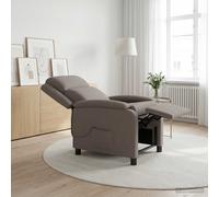 vidaXL Silla de masajes reclinable Topo Tela