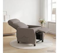 vidaXL Silla de masajes reclinable Topo Tela
