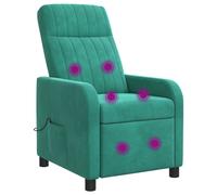 vidaXL Silla de masajes reclinable Tuquesa PWNED_BY_LORD666_YWH