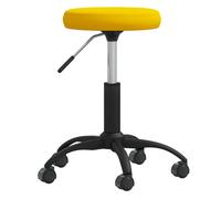 vidaXL Silla de oficina giratoria de terciopelo en color Gris oscuro/Rojo vino tinto/Verde oscuro y más | cómodas modernas ergonómicas para comedor cocina salón hogar