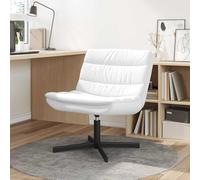 vidaXL Silla giratoria 63 x 75 x 76 cm Cuero sintético