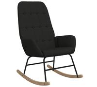 vidaXL Silla mecedora de tela color en color Crema/Amarillo/Azul y más | cómodas modernas ergonómicas para comedor cocina salón hogar