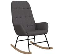 vidaXL Silla mecedora de tela color en color Crema/Amarillo/Azul y más | cómodas modernas ergonómicas para comedor cocina salón hogar