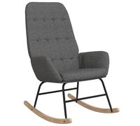 vidaXL Silla mecedora de tela color en color Crema/Amarillo/Azul y más | cómodas modernas ergonómicas para comedor cocina salón hogar