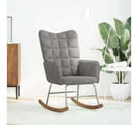 vidaXL Silla mecedora de terciopelo en color Gris claro/Amarillo/Verde claro y más | cómodas modernas ergonómicas para comedor cocina salón hogar