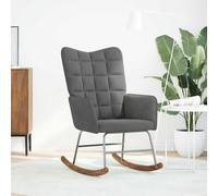 vidaXL Silla mecedora de terciopelo en color Gris claro/Amarillo/Verde claro y más | cómodas modernas ergonómicas para comedor cocina salón hogar