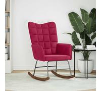 vidaXL Silla mecedora de terciopelo en color Gris claro/Amarillo/Verde claro y más | cómodas modernas ergonómicas para comedor cocina salón hogar