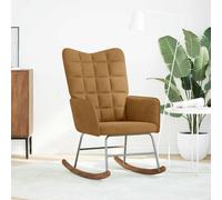 vidaXL Silla mecedora de terciopelo en color Gris claro/Amarillo/Verde claro y más | cómodas modernas ergonómicas para comedor cocina salón hogar