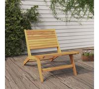 Silla plegable de madera de teca maciza, marca vidaXL