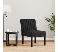 vidaXL Silla Tapizada, de Respaldo , Sillón Sofá Auxiliar de Descanso, Silla Decorativa para Salón Dormitorio, Terciopelo Negro
